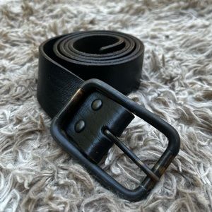 Fossil | Men's Size OS Brown Genuine Leather Belt Metal Buckle Accessories